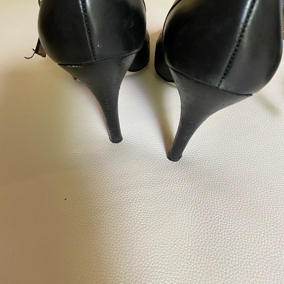 Ciao Bella Black Peeptoe Pumps 7 - Picture 4 of 6